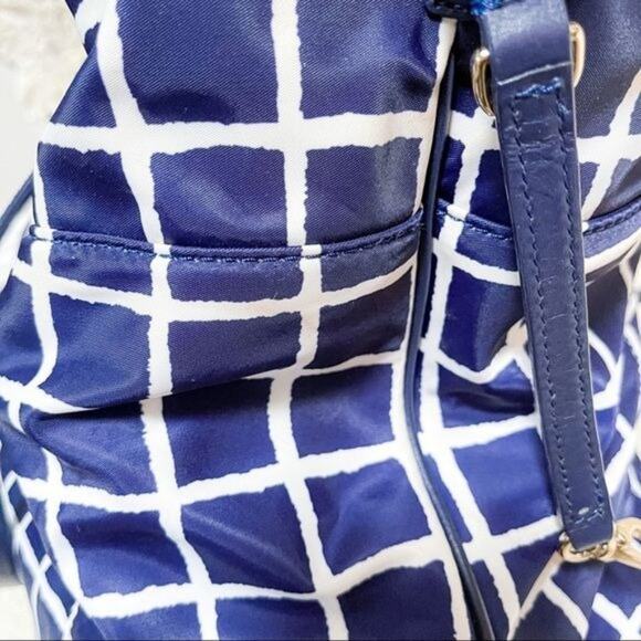 Kate Spade Seaside Nylon Francis Baby Bag Navy White - Picture 5 of 12